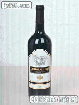 加州红葡萄酒2008
